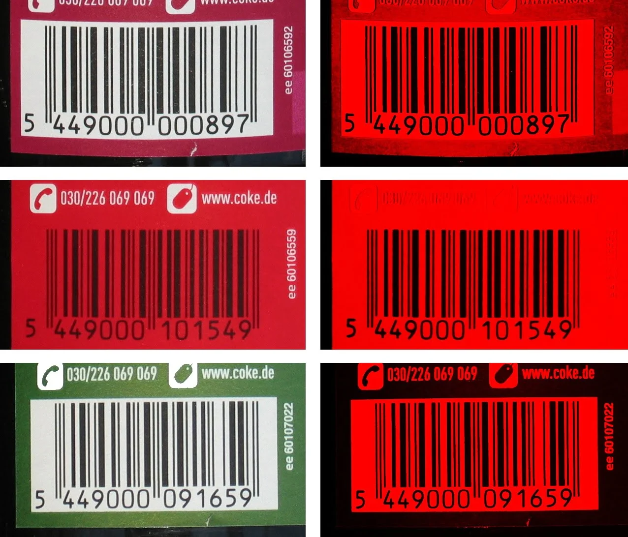 bar codes and numbers